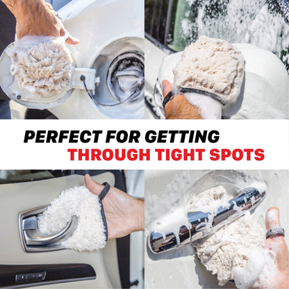 Microfiber Wash Mitts by MaxshineUSA