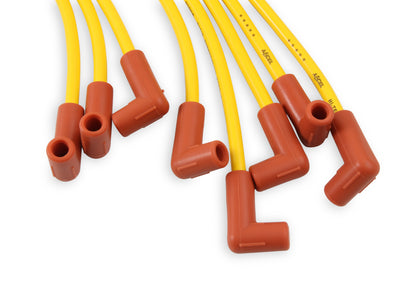 Spark Plug Wire Set - 8mm - Yellow with HEI Stock Style Boots by ACCEL