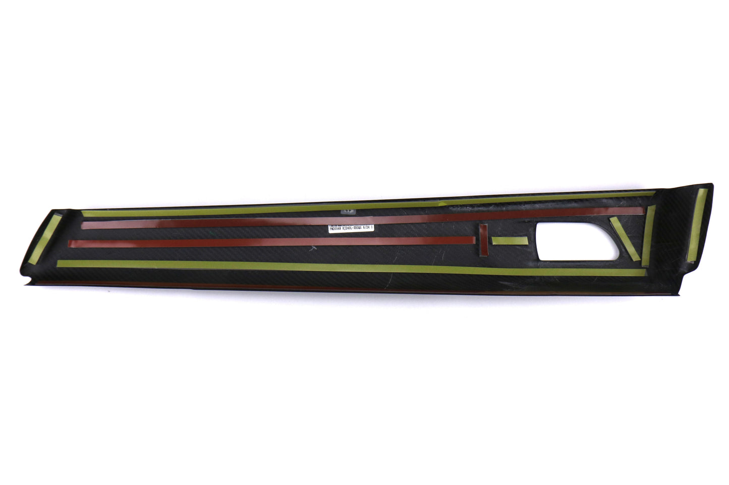OLM LE Dry Carbon Fiber Rear Door Trim Upper Panels - 2015-2021 Subaru WRX / STI by OLM