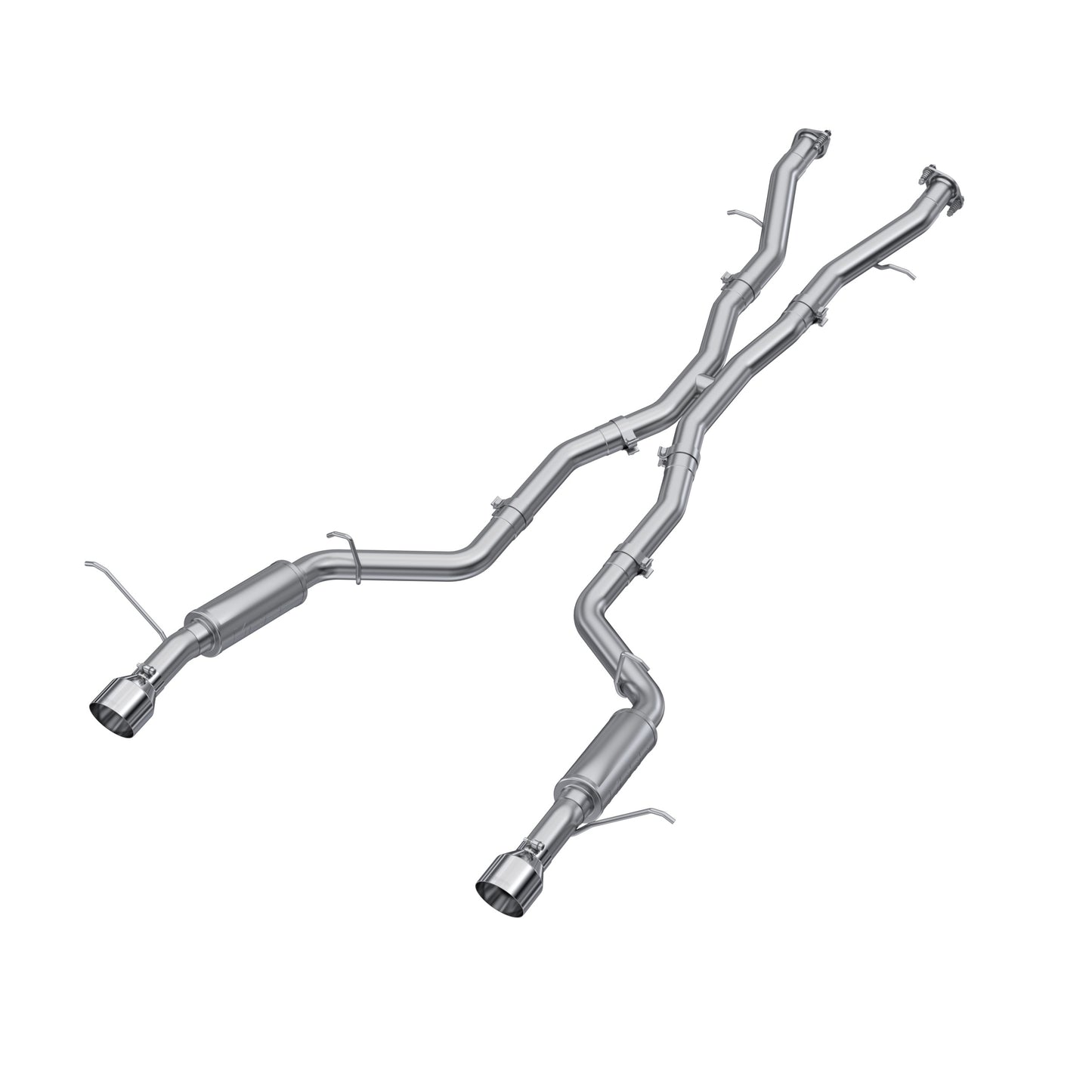 3in. Cat-Back. Dual Rear Exit. Aluminized Steel. by MBRP Exhaust
