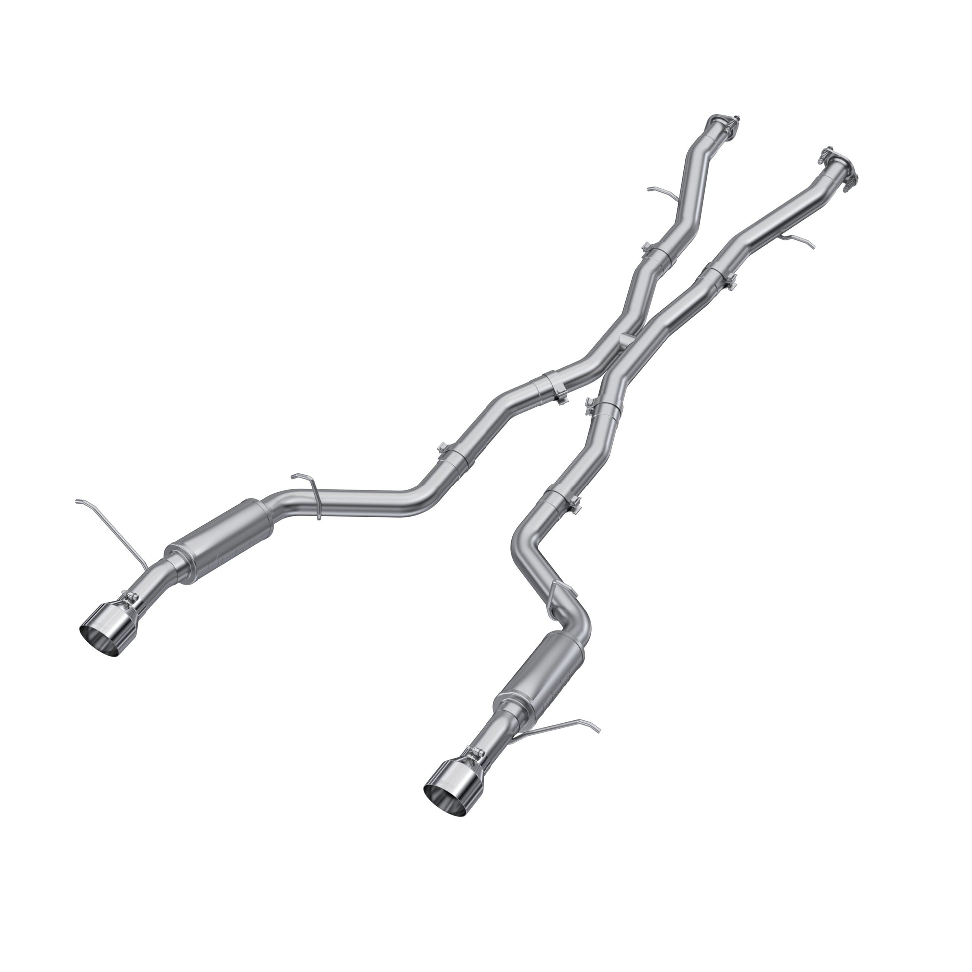 3in. Cat-Back. Dual Rear Exit. Aluminized Steel. by MBRP Exhaust