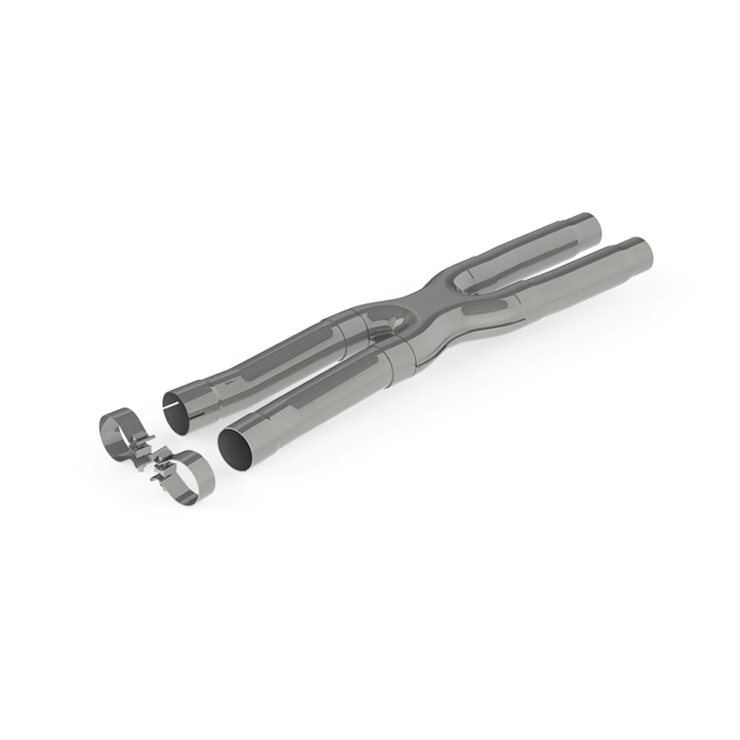 2.5in. Resonator Bypass. X-Pipe. T409 Stainless Steel. by MBRP Exhaust