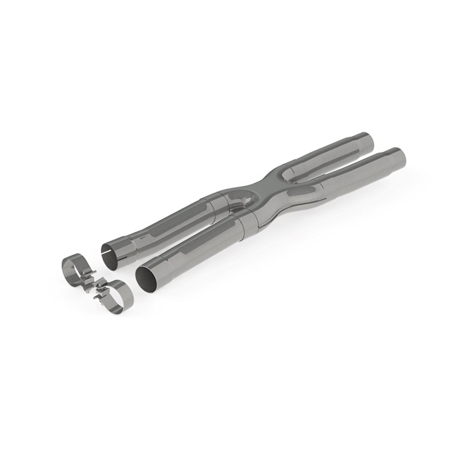 2.5in. Resonator Bypass. X-Pipe. T409 Stainless Steel. by MBRP Exhaust