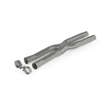 2.5in. Resonator Bypass. X-Pipe. T409 Stainless Steel. by MBRP Exhaust
