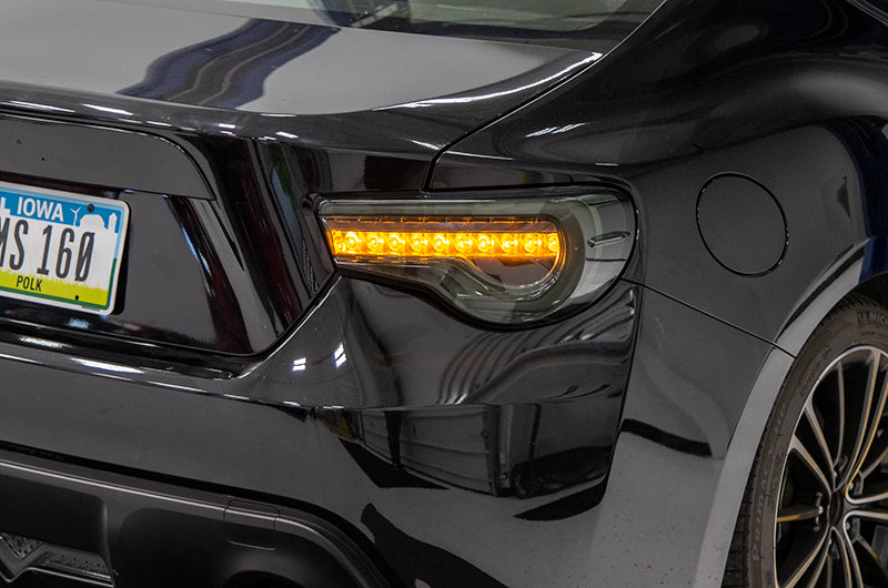 OLM OE Plus Linear Style Sequential Tail Lights (Smoked) - 13-20 FR-S / BRZ / 86 by MYX Automotive
