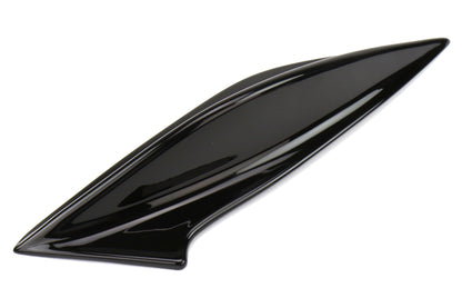 OLM STI Spoiler Side Fins - Crystal Black Silica / Raven - 2015-2021 Subaru WRX / STI by OLM