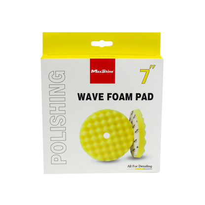 Rotary Wave Foam Pads - 7in by MaxshineUSA