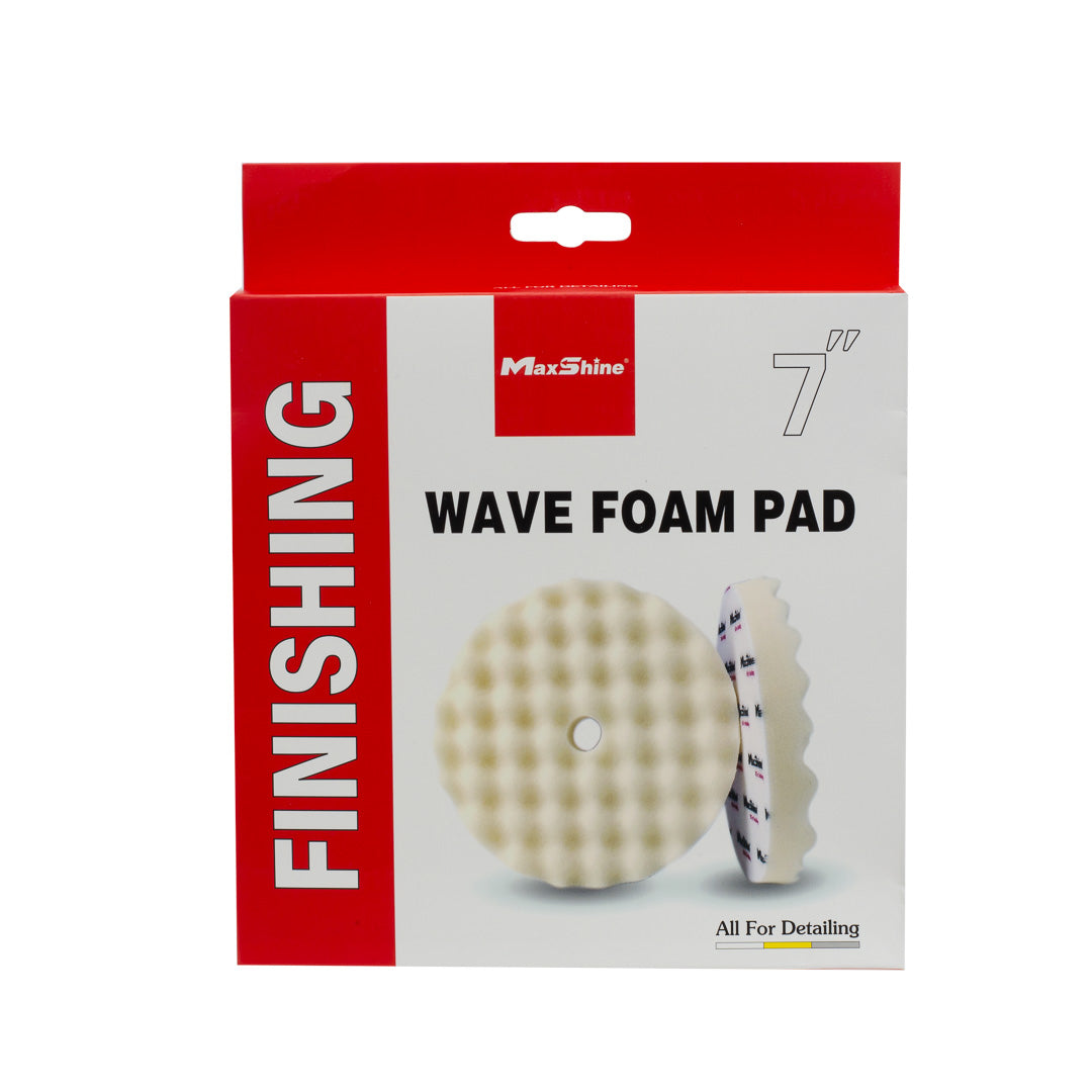 Rotary Wave Foam Pads - 7in by MaxshineUSA
