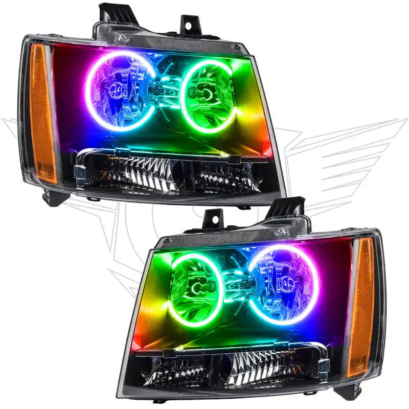 ORACLE Lighting 2007-2013 Chevrolet Avalanche Pre-Assembled Halo Headlights by ORACLE Lighting