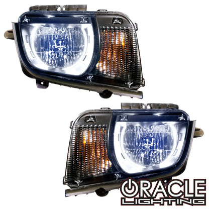 ORACLE Lighting 2010-2013 Chevrolet Camaro Non RS Pre-Assembled Halo Headlights by ORACLE Lighting