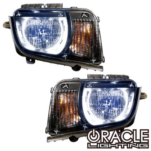 ORACLE Lighting 2010-2013 Chevrolet Camaro Non RS Pre-Assembled Halo Headlights by ORACLE Lighting
