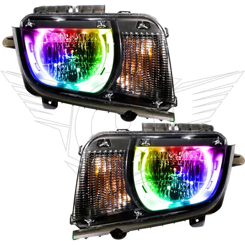 ORACLE Lighting 2010-2013 Chevrolet Camaro Non RS Pre-Assembled Halo Headlights by ORACLE Lighting