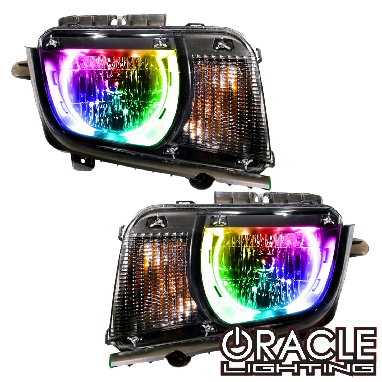 ORACLE Lighting 2010-2013 Chevrolet Camaro Non RS Pre-Assembled Headlights - Dynamic ColorSHIFT by ORACLE Lighting