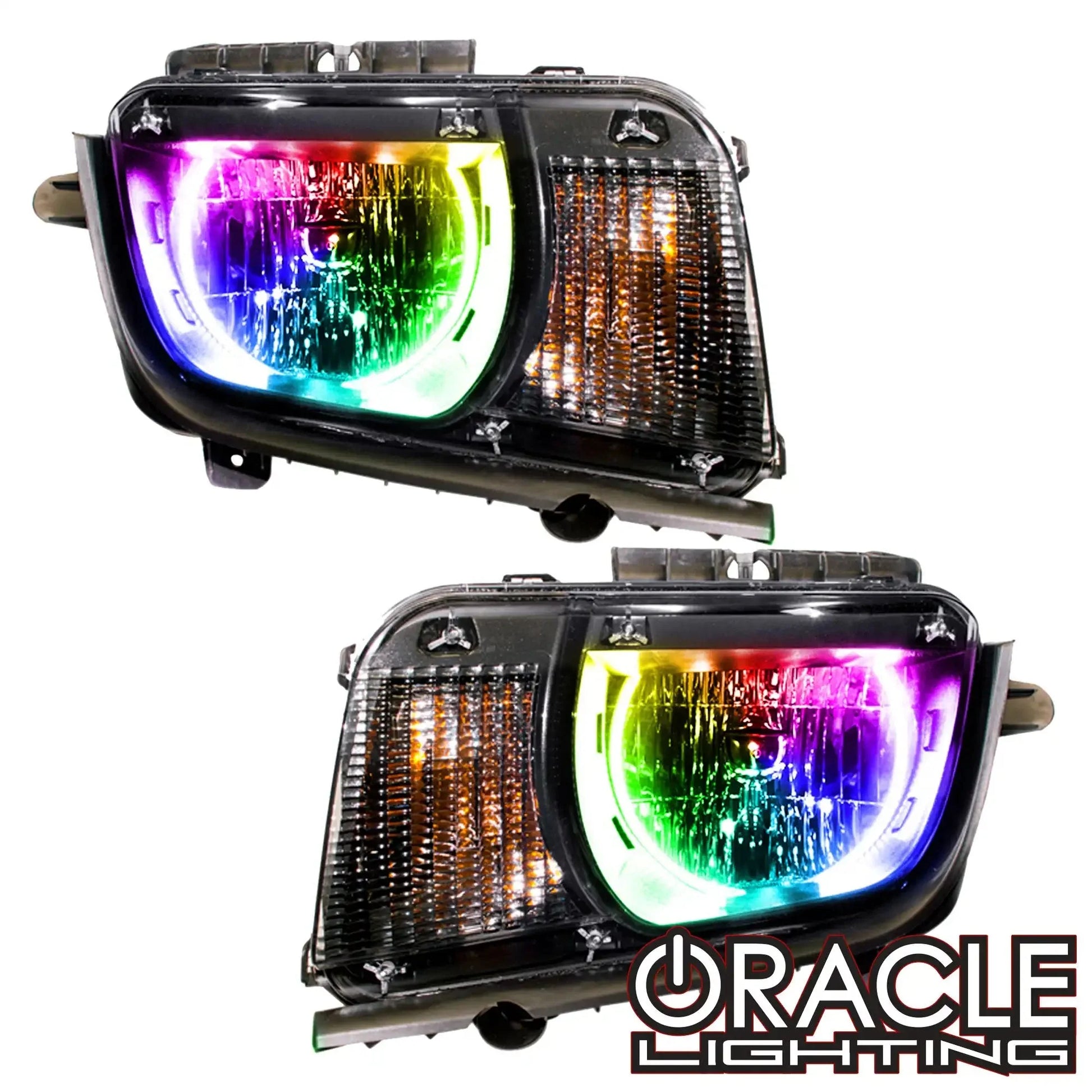 ORACLE Lighting 2010-2013 Chevrolet Camaro Non RS Pre-Assembled Headlights - Dynamic ColorSHIFT by ORACLE Lighting