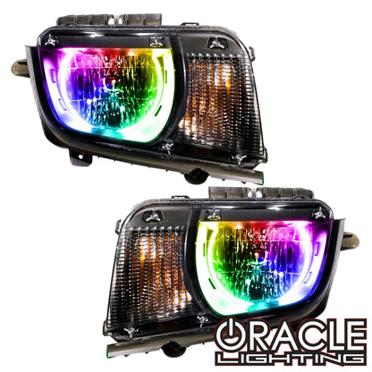 ORACLE Lighting 2010-2013 Chevrolet Camaro Non RS Pre-Assembled Headlights - Dynamic ColorSHIFT by ORACLE Lighting