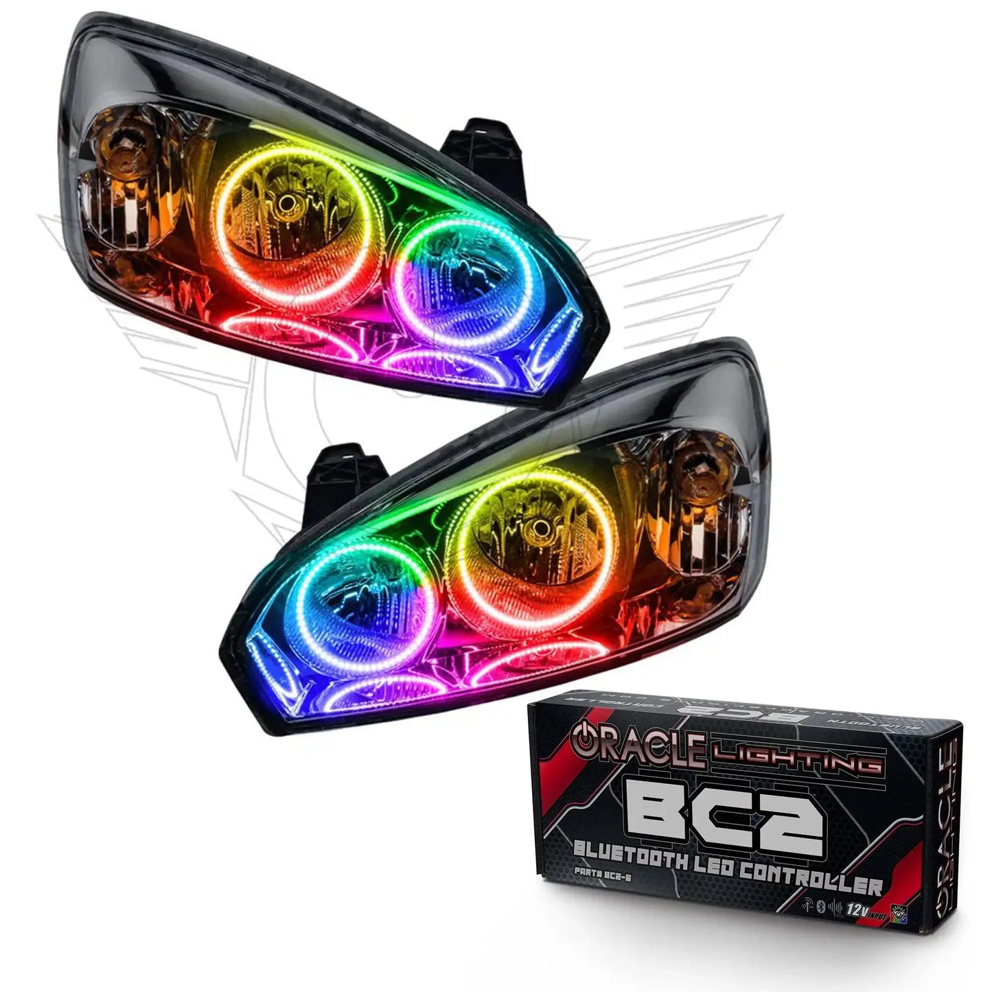 ORACLE Lighting 2004-2007 Chevrolet Malibu Pre-Assembled Halo Headlights by ORACLE Lighting