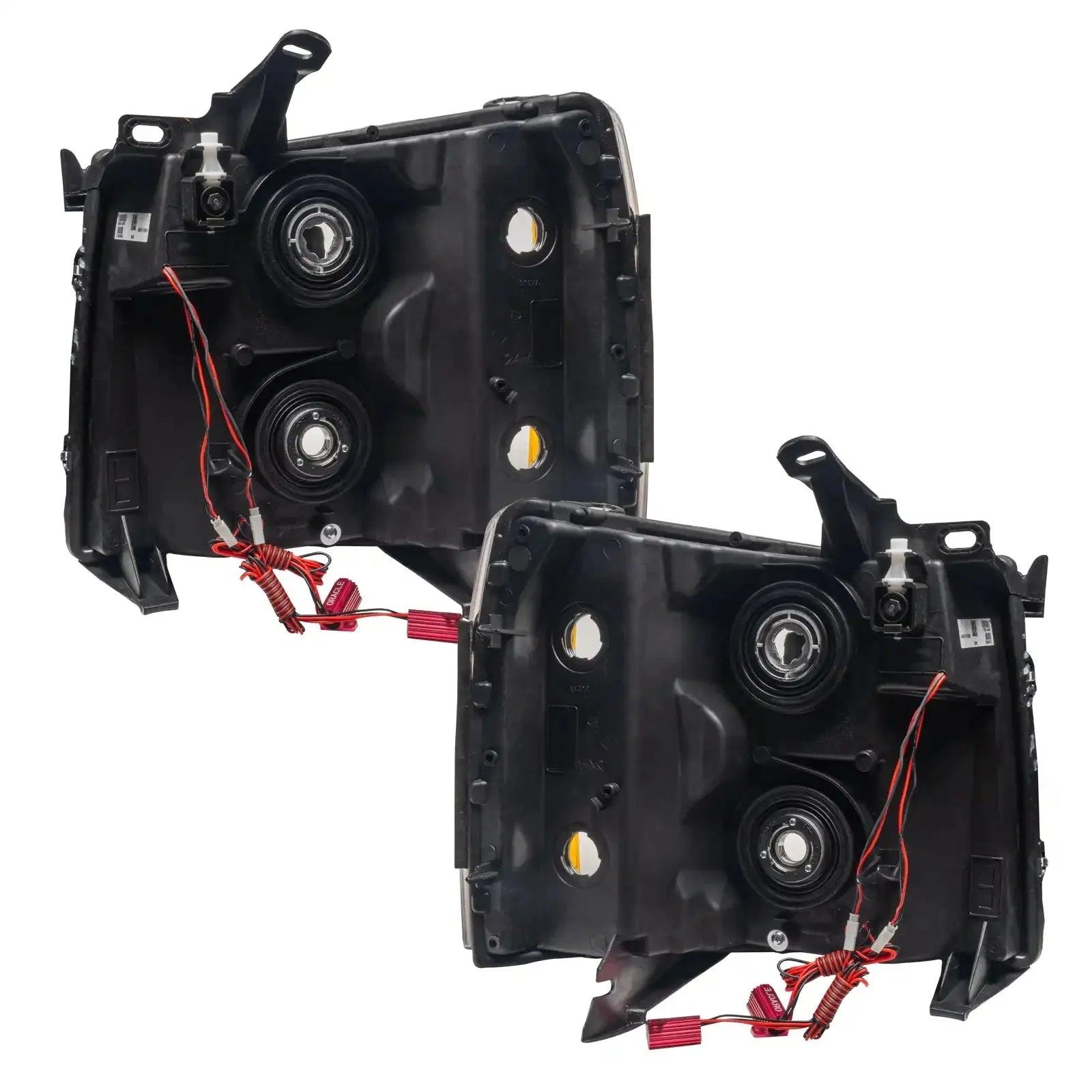 ORACLE Lighting 2007-2013 Chevy Silverado Pre-Assembled Halo Headlights - Chrome Housing by ORACLE Lighting