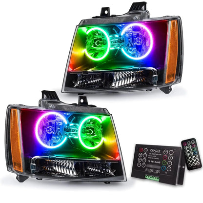ORACLE Lighting 2007-2014 Chevrolet Tahoe Pre-Assembled Halo Headlights by ORACLE Lighting