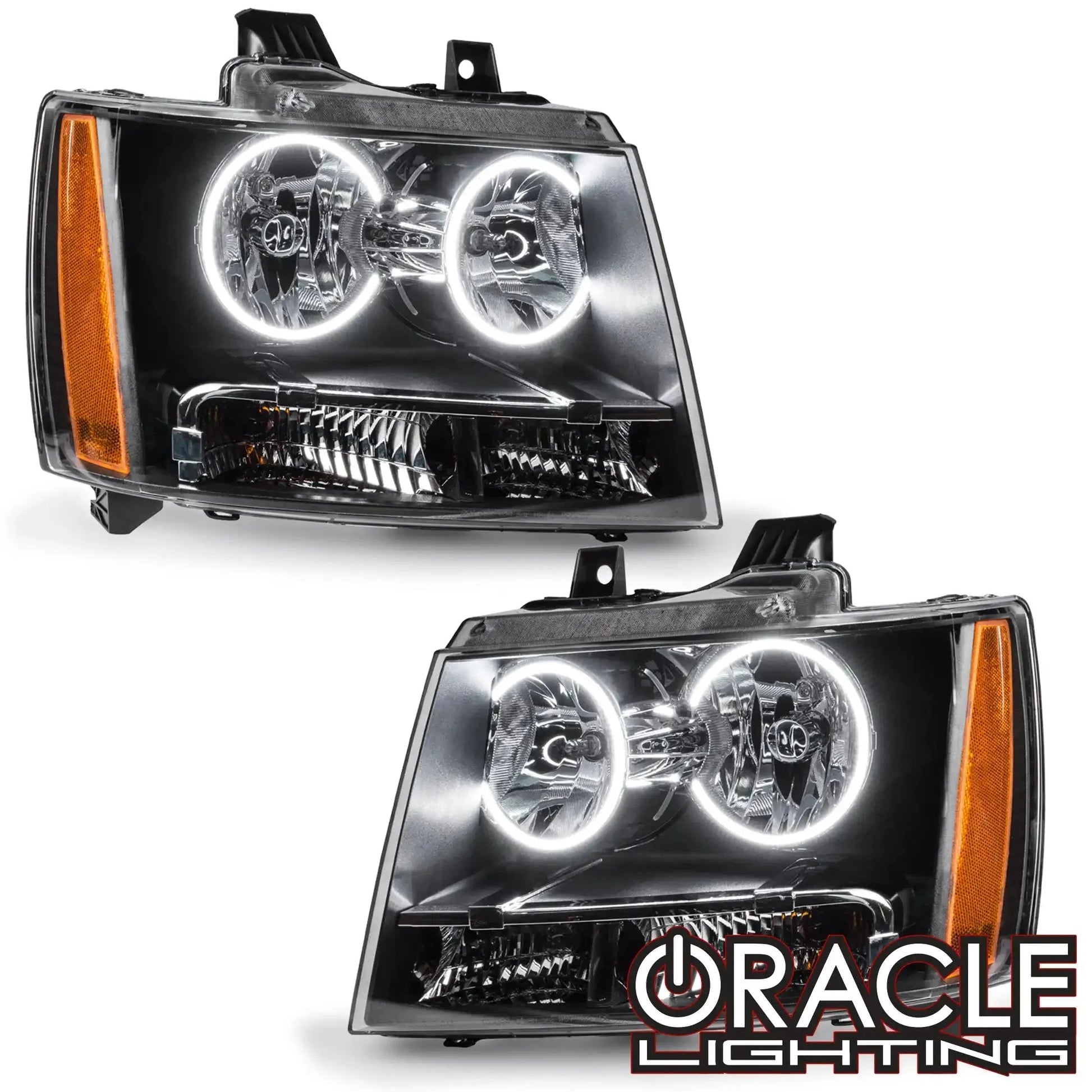 ORACLE Lighting 2007-2014 Chevrolet Tahoe Pre-Assembled Halo Headlights by ORACLE Lighting