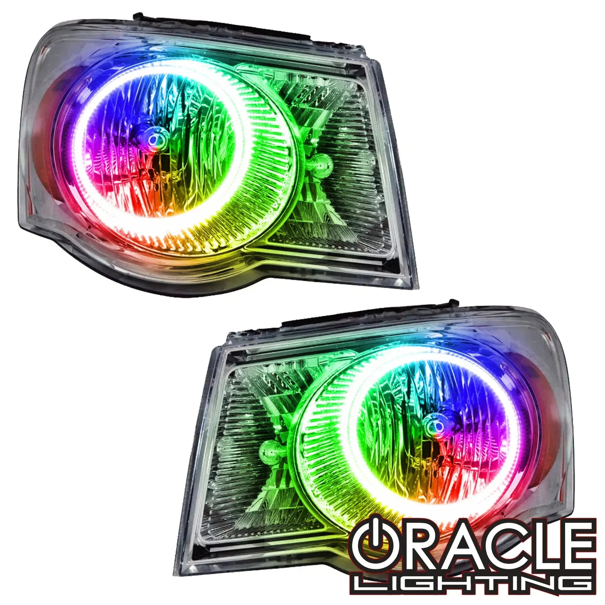 ORACLE Lighting 2007-2009 Chrysler Aspen Pre-Assembled Headlights - Dynamic ColorSHIFT by ORACLE Lighting