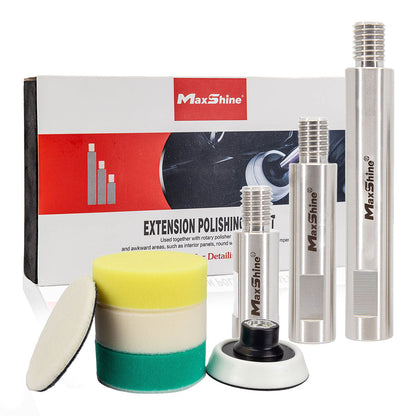 Shaft Extension Set for Rotary Polishers by MaxshineUSA