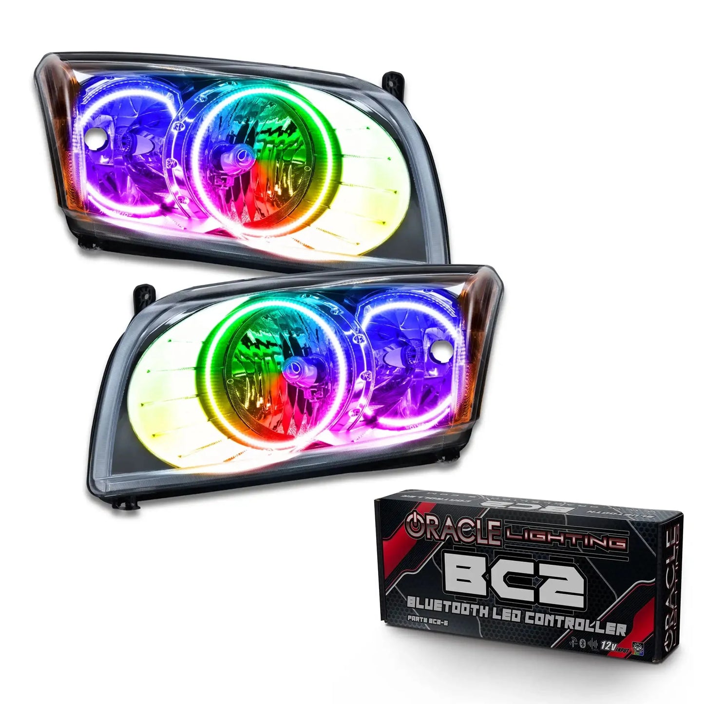 ORACLE Lighting 2007-2012 Dodge Caliber Pre-Assembled Headlights - Chrome by ORACLE Lighting