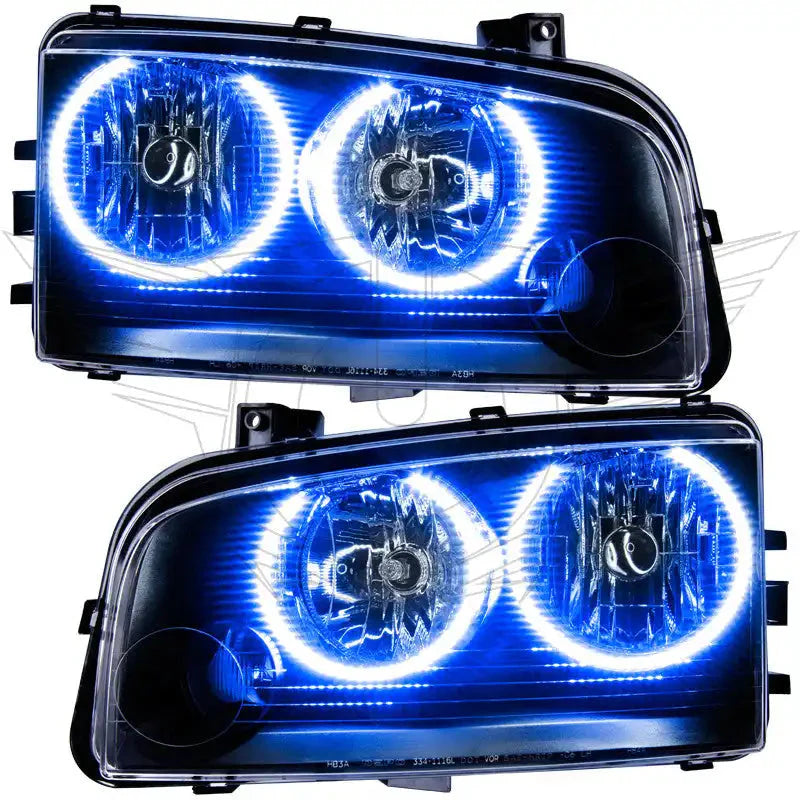 ORACLE Lighting 2005-2010 Dodge Charger Pre-Assembled Halo Headlights - Non HID by ORACLE Lighting