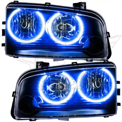 ORACLE Lighting 2005-2010 Dodge Charger Pre-Assembled Halo Headlights - Non HID by ORACLE Lighting