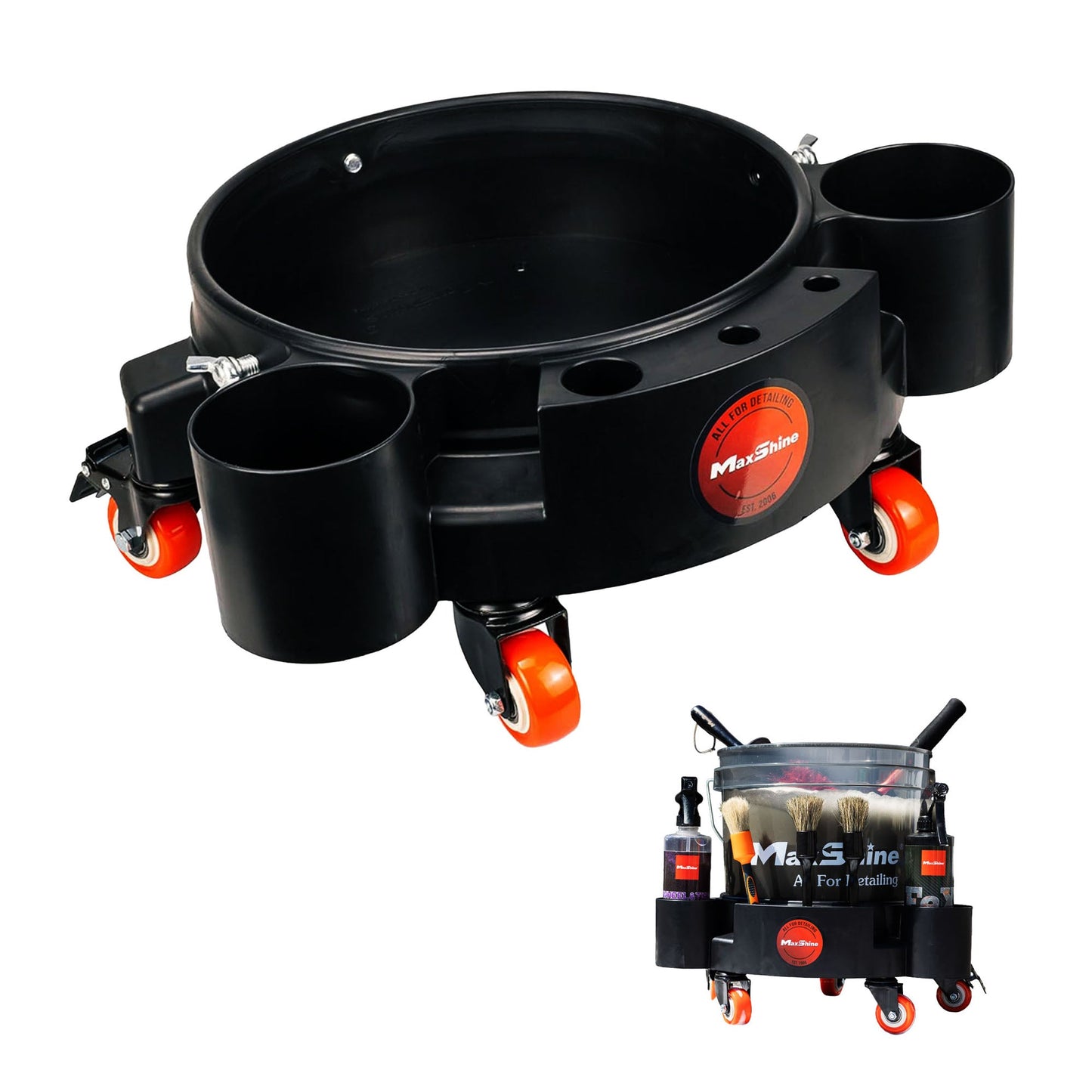 Rolling Bucket Dolly by MaxshineUSA