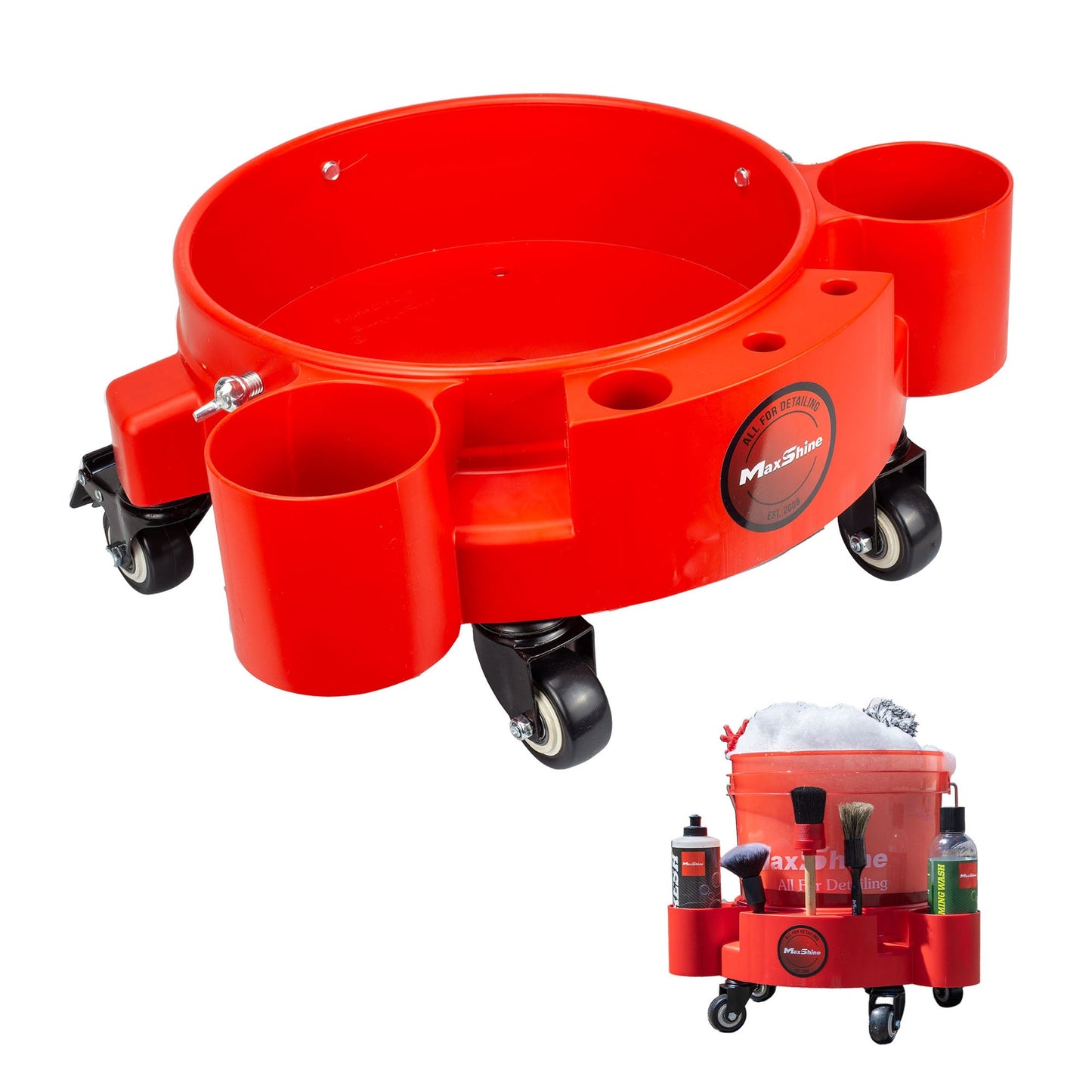 Rolling Bucket Dolly by MaxshineUSA