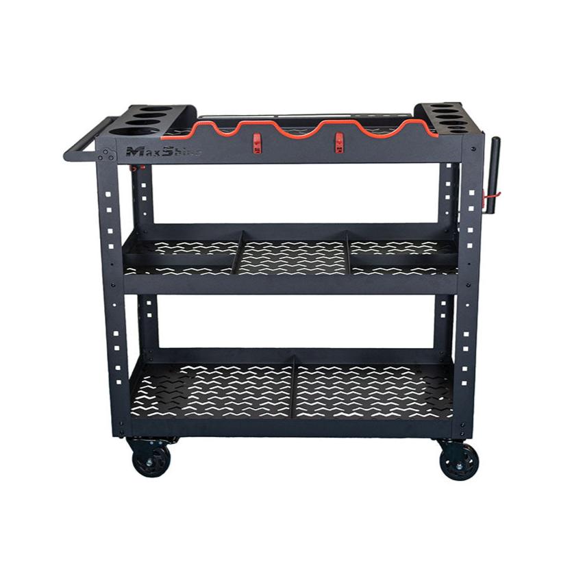 Premium Steel Detailing Rolling Trolley by MaxshineUSA