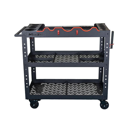 Premium Steel Detailing Rolling Trolley by MaxshineUSA