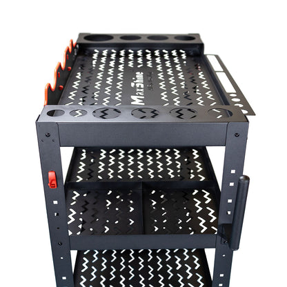 Premium Steel Detailing Rolling Trolley by MaxshineUSA