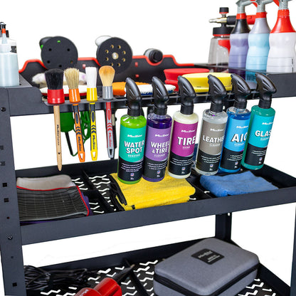 Premium Steel Detailing Rolling Trolley by MaxshineUSA
