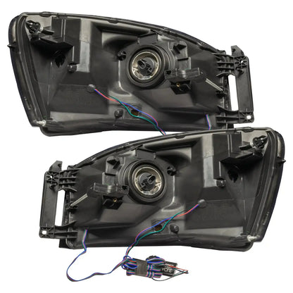 ORACLE Lighting 2006 Dodge Ram Pre-Assembled Halo Headlights - Chrome by ORACLE Lighting