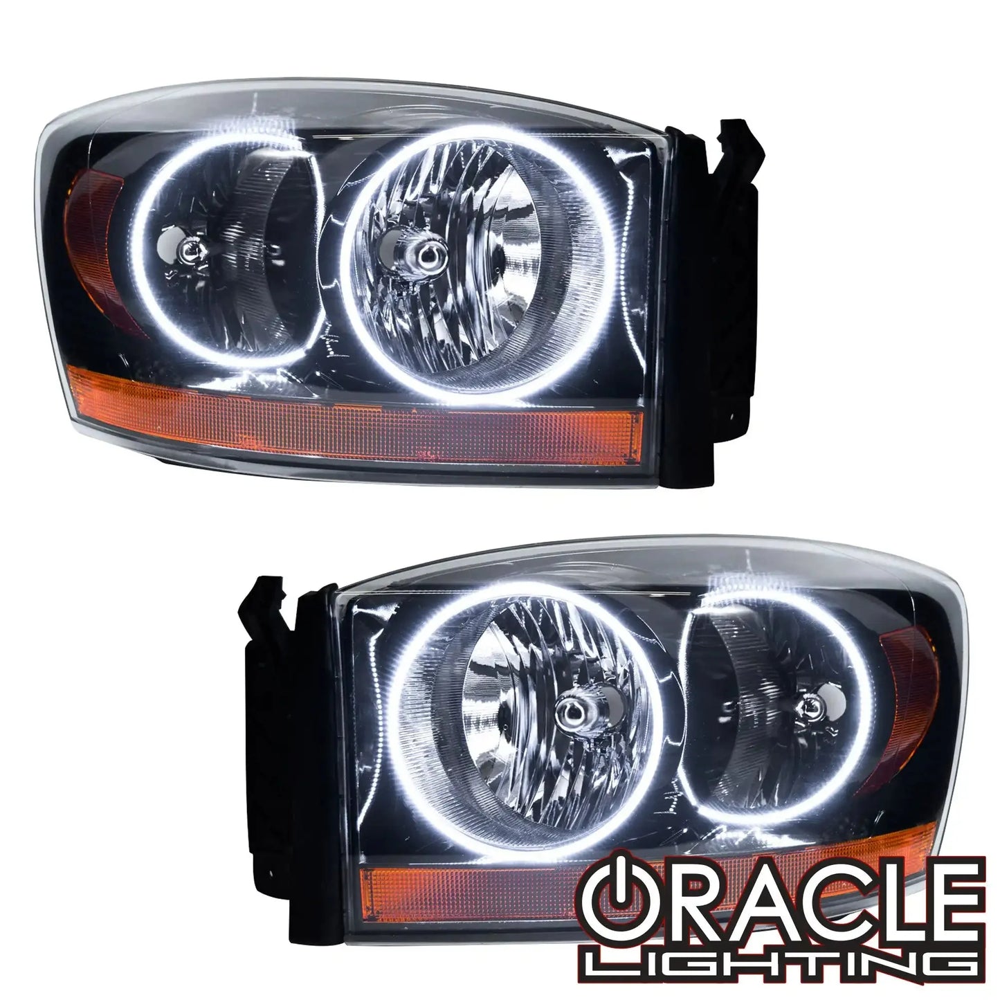 ORACLE Lighting 2006 Dodge Ram Pre-Assembled Halo Headlights - Black by ORACLE Lighting