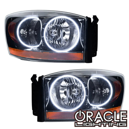ORACLE Lighting 2006 Dodge Ram Pre-Assembled Halo Headlights - Black by ORACLE Lighting