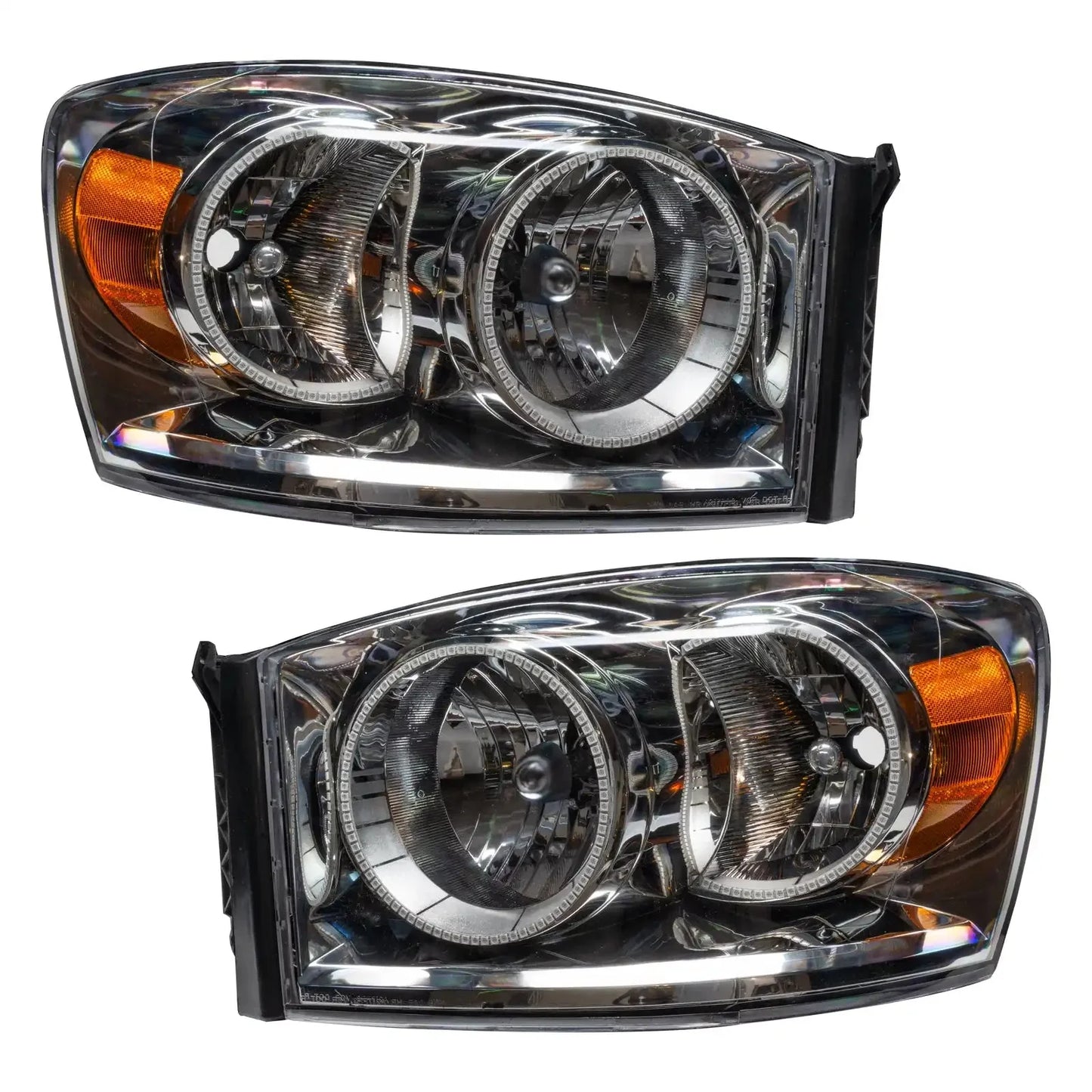 ORACLE Lighting 2007-2008 Dodge Ram Pre-Assembled Halo Headlights by ORACLE Lighting