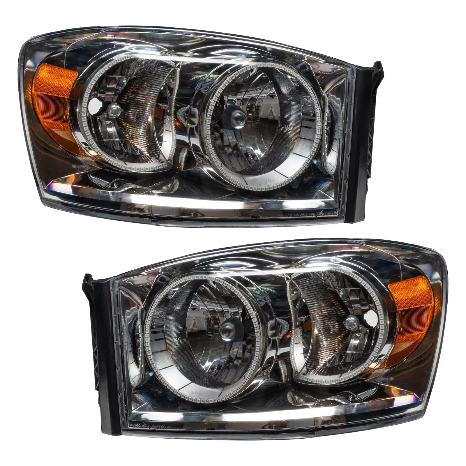 ORACLE Lighting 2007-2008 Dodge Ram Pre-Assembled Halo Headlights by ORACLE Lighting