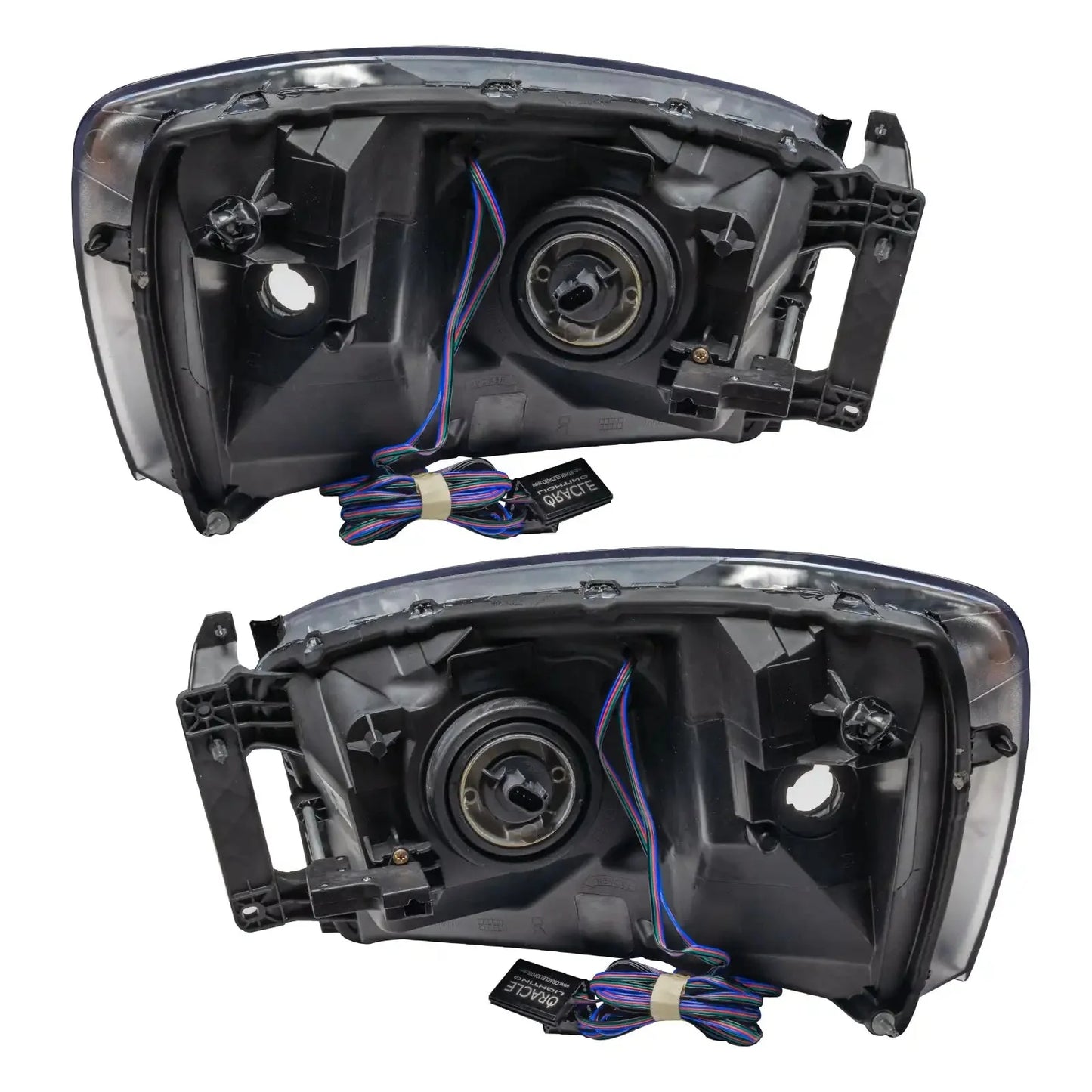 ORACLE Lighting 2007-2008 Dodge Ram Pre-Assembled Halo Headlights by ORACLE Lighting