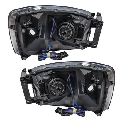 ORACLE Lighting 2007-2008 Dodge Ram Pre-Assembled Halo Headlights by ORACLE Lighting