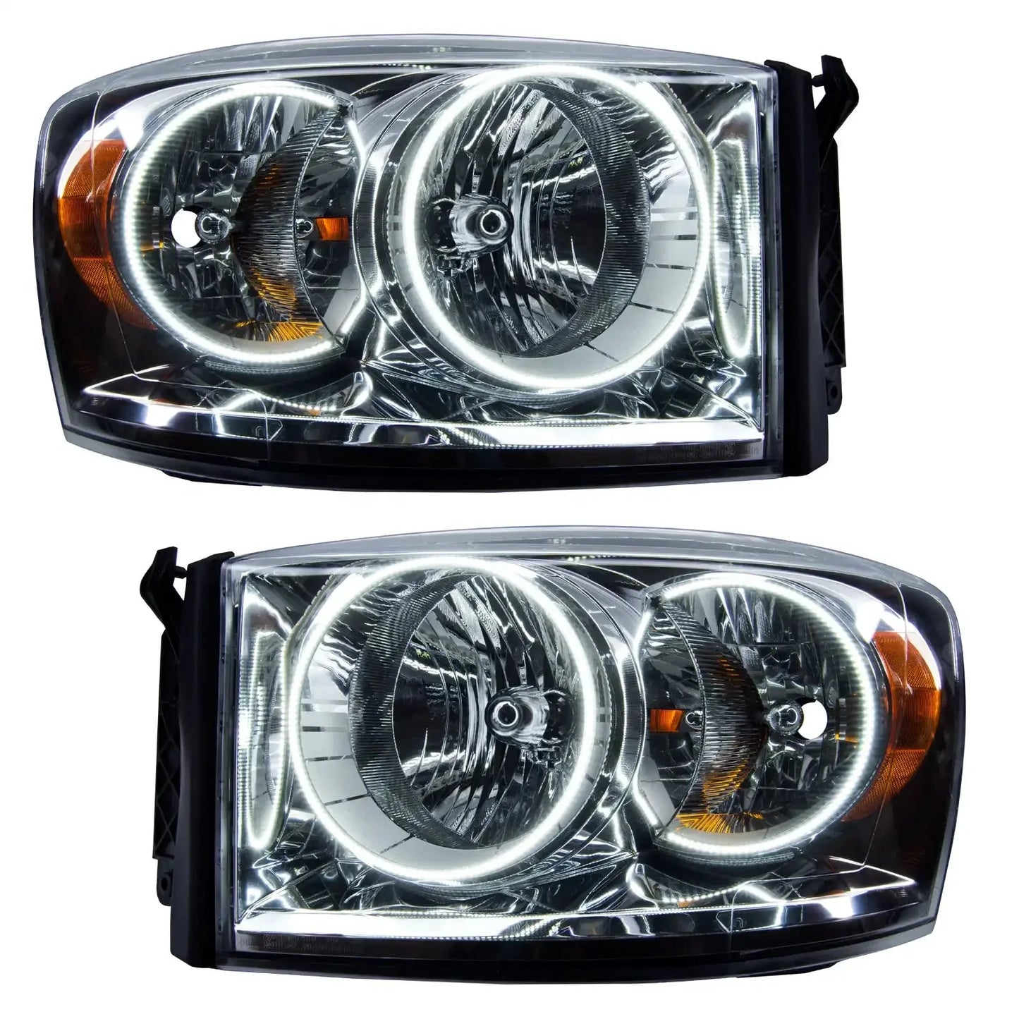 ORACLE Lighting 2007-2008 Dodge Ram Pre-Assembled Halo Headlights by ORACLE Lighting