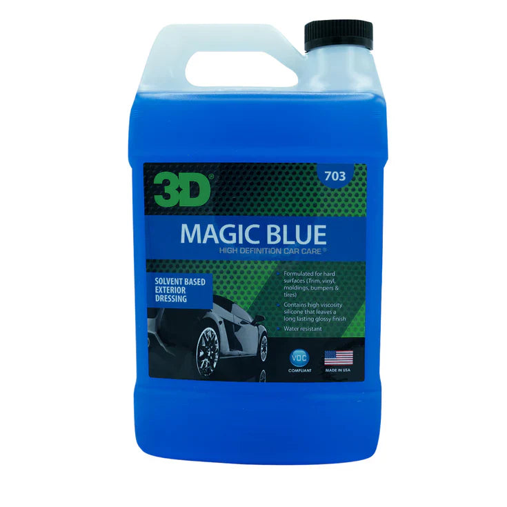 3D MAGIC BLUE TIRE DRESSING GALLON by 3D