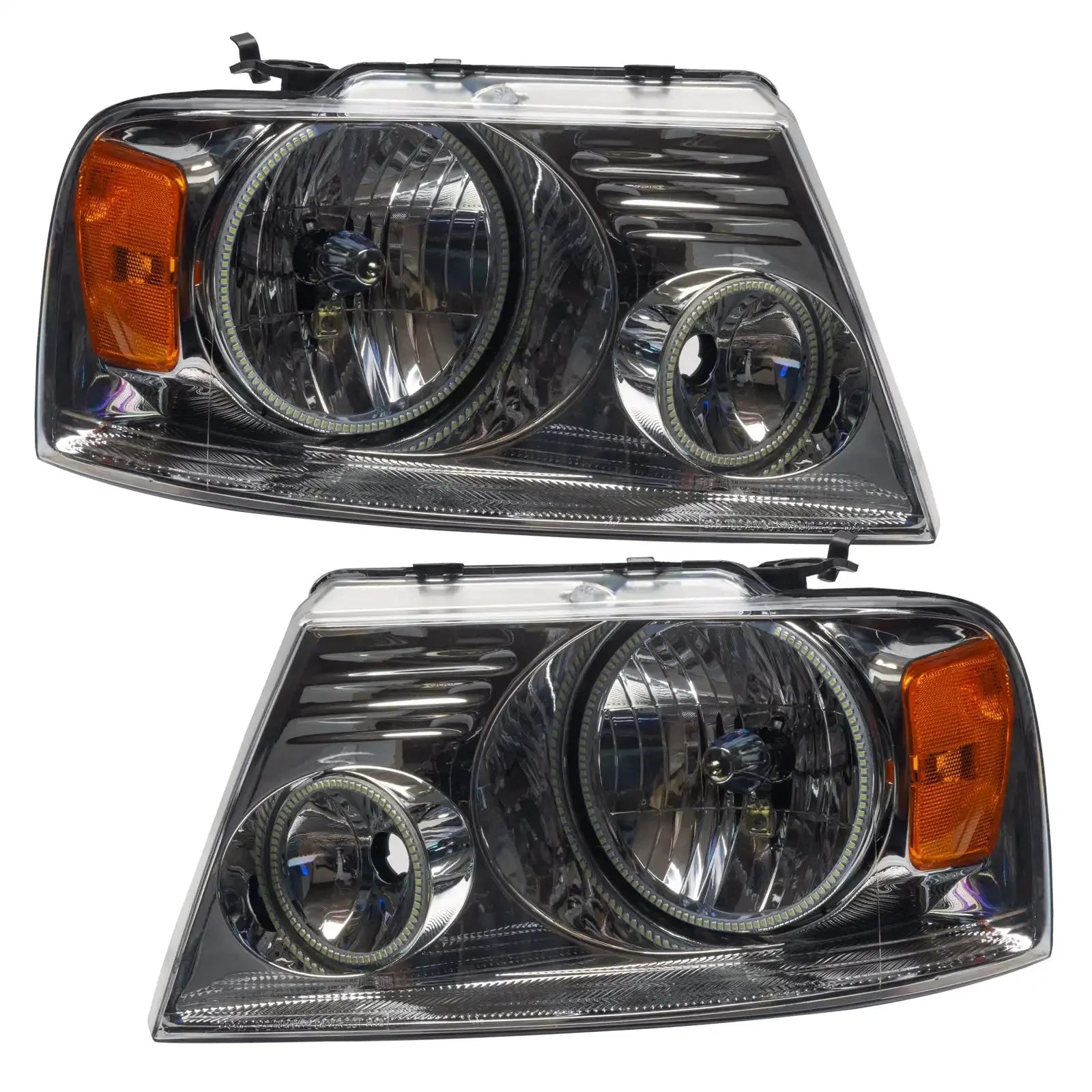 ORACLE Lighting 2005-2008 Ford F-150 Pre-Assembled Halo Headlights - Chrome Housing by ORACLE Lighting