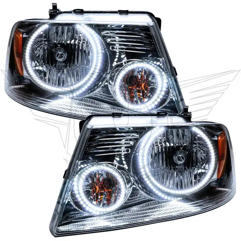 ORACLE Lighting 2005-2008 Ford F-150 Pre-Assembled Halo Headlights - Chrome Housing by ORACLE Lighting