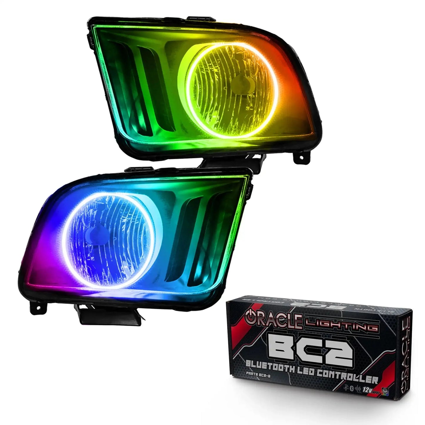 ORACLE Lighting 2005-2009 Ford Mustang Pre-Assembled Headlights - Black by ORACLE Lighting