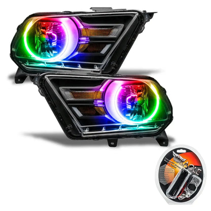 ORACLE Lighting 2010-2014 Ford Mustang Pre-Assembled Headlights (Non-HID) by ORACLE Lighting