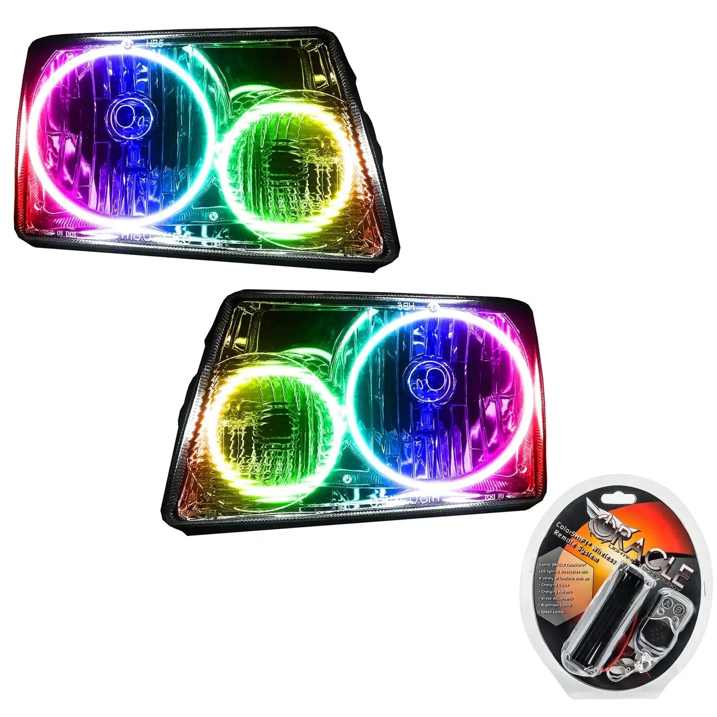 ORACLE Lighting 2001-2011 Ford Ranger Pre-Assembled Halo Headlights by ORACLE Lighting