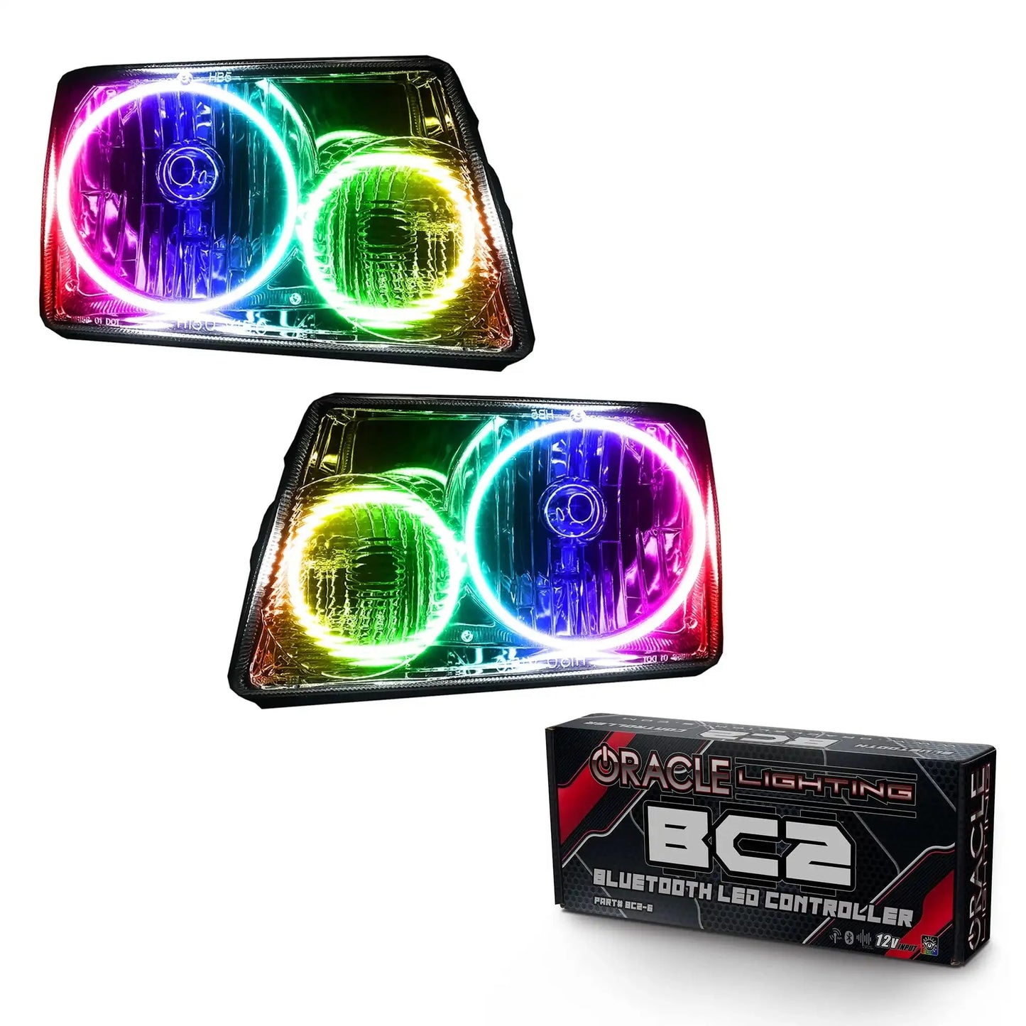 ORACLE Lighting 2001-2011 Ford Ranger Pre-Assembled Halo Headlights by ORACLE Lighting