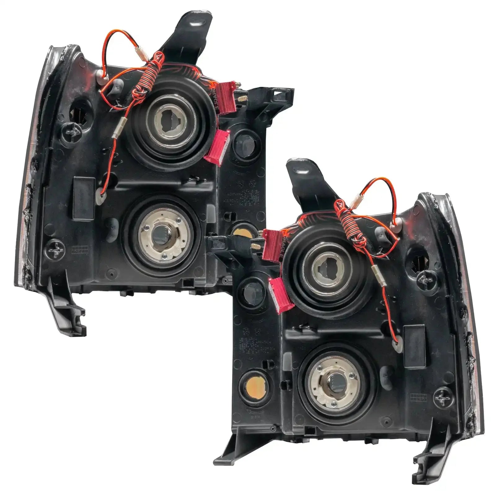 ORACLE Lighting 2007-2013 GMC Sierra Pre-Assembled Halo Headlights - (Square Ring Design) by ORACLE Lighting